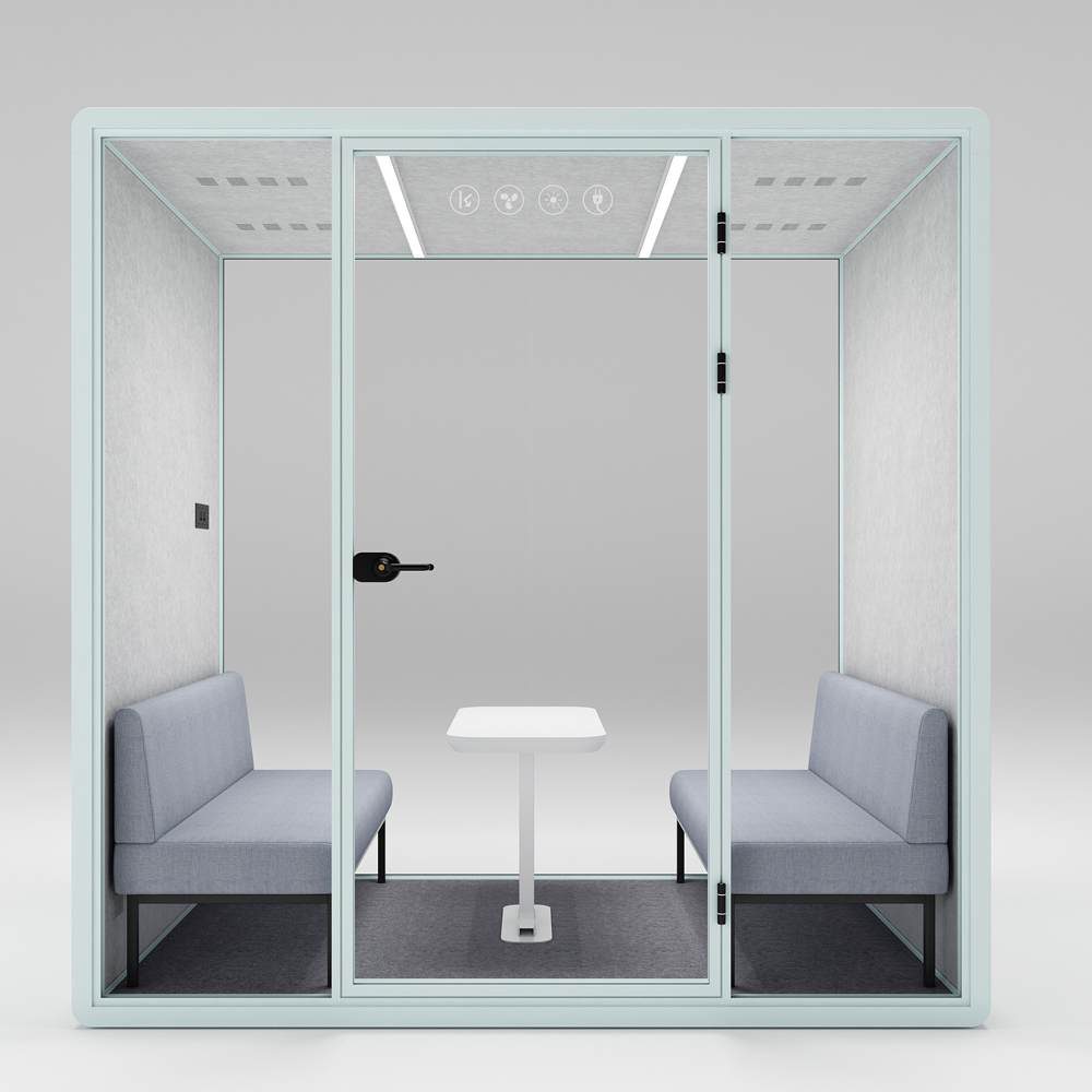 HongYe Azure Office Pods pour les réunions de 5 personnes