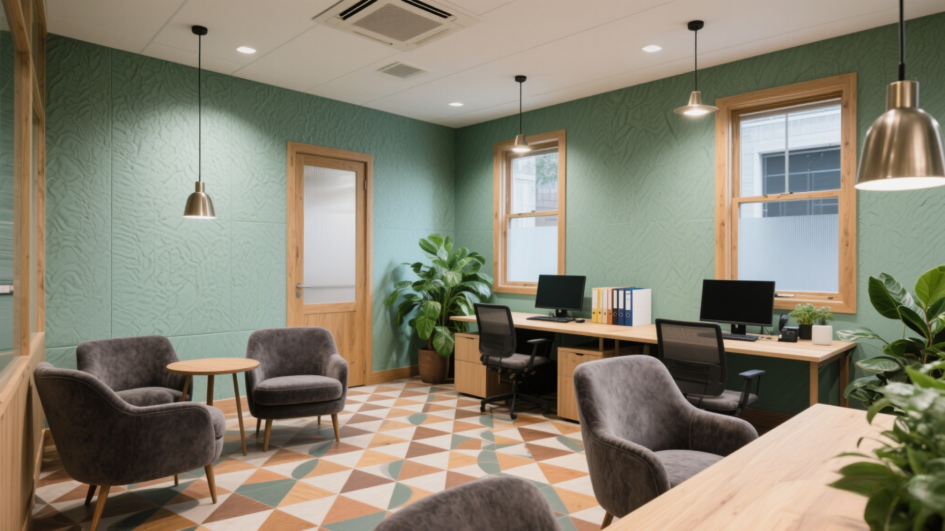 design d'intérieur commercial au bureau