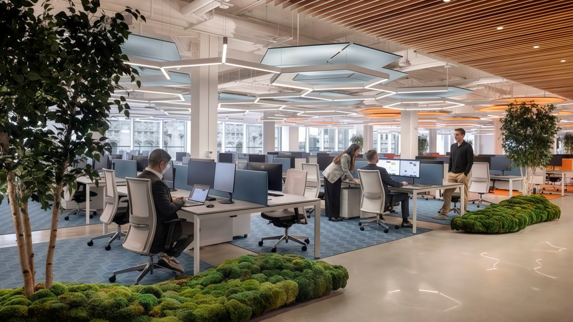 conception de bureau pour la productivité
