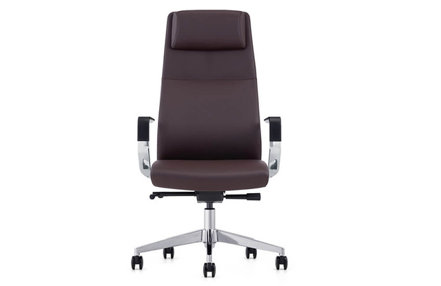 Chaise de bureau ergonomique pour directeur exécutif à dossier haut