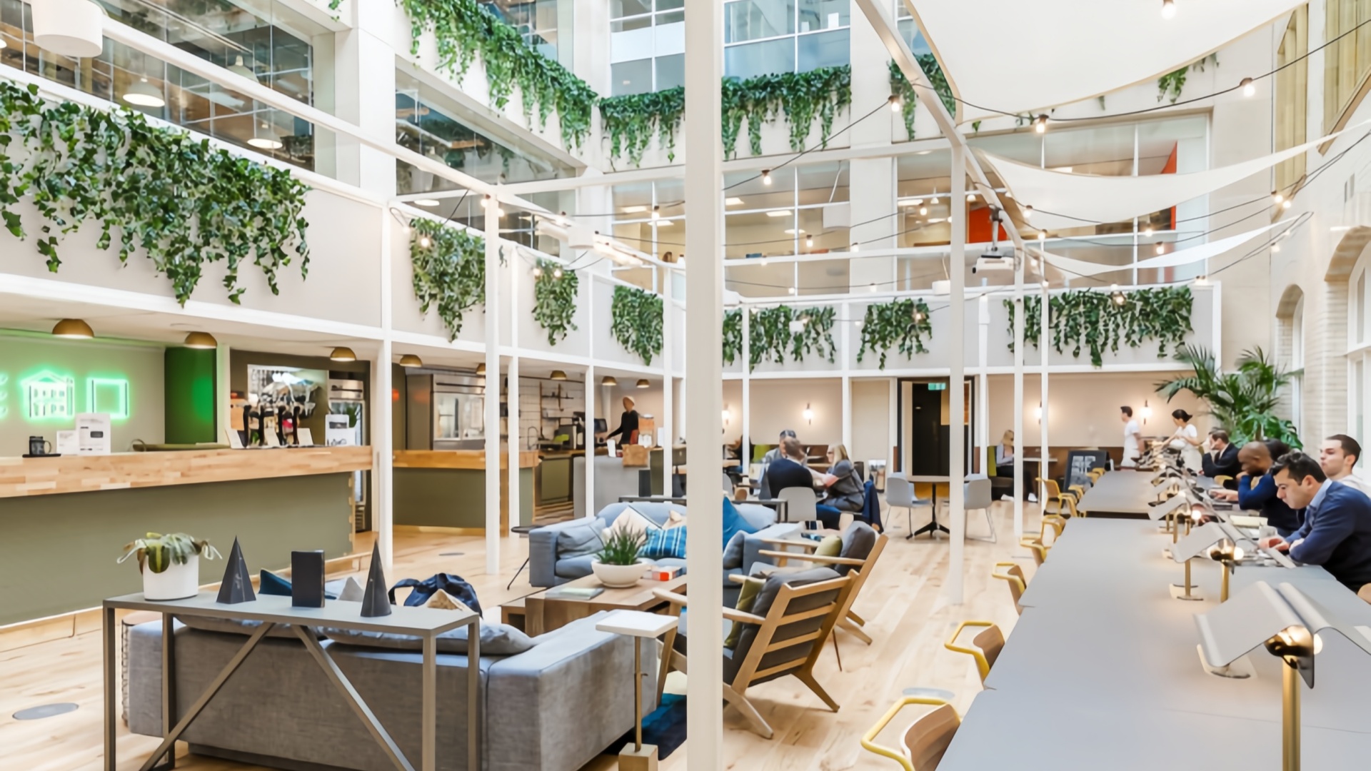 bureaux de coworking wework londres