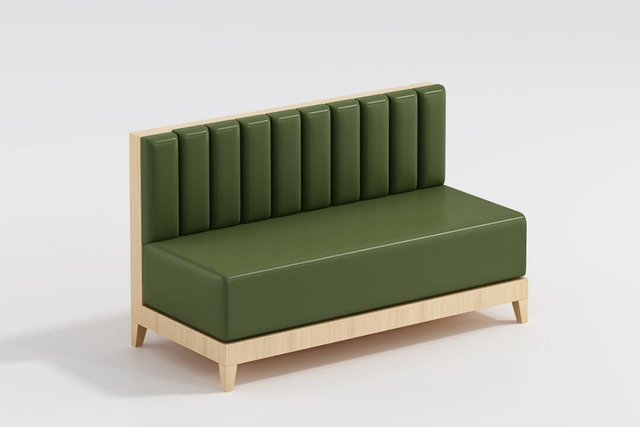 Canapé de salon modulaire en cuir avec canapé-lit