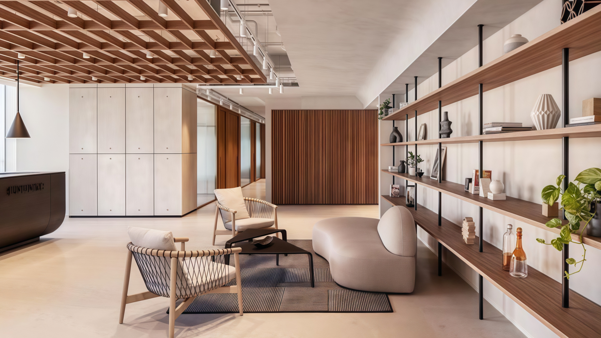 mobilier de bureau vert