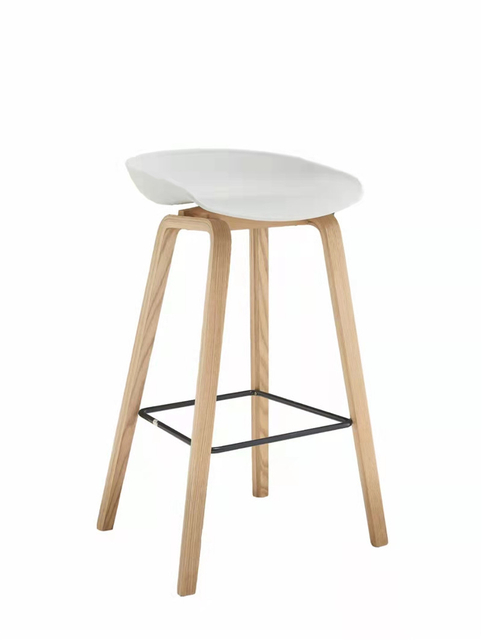 Conception de meubles de chaise de bar en bois de luxe pour l'extérieur