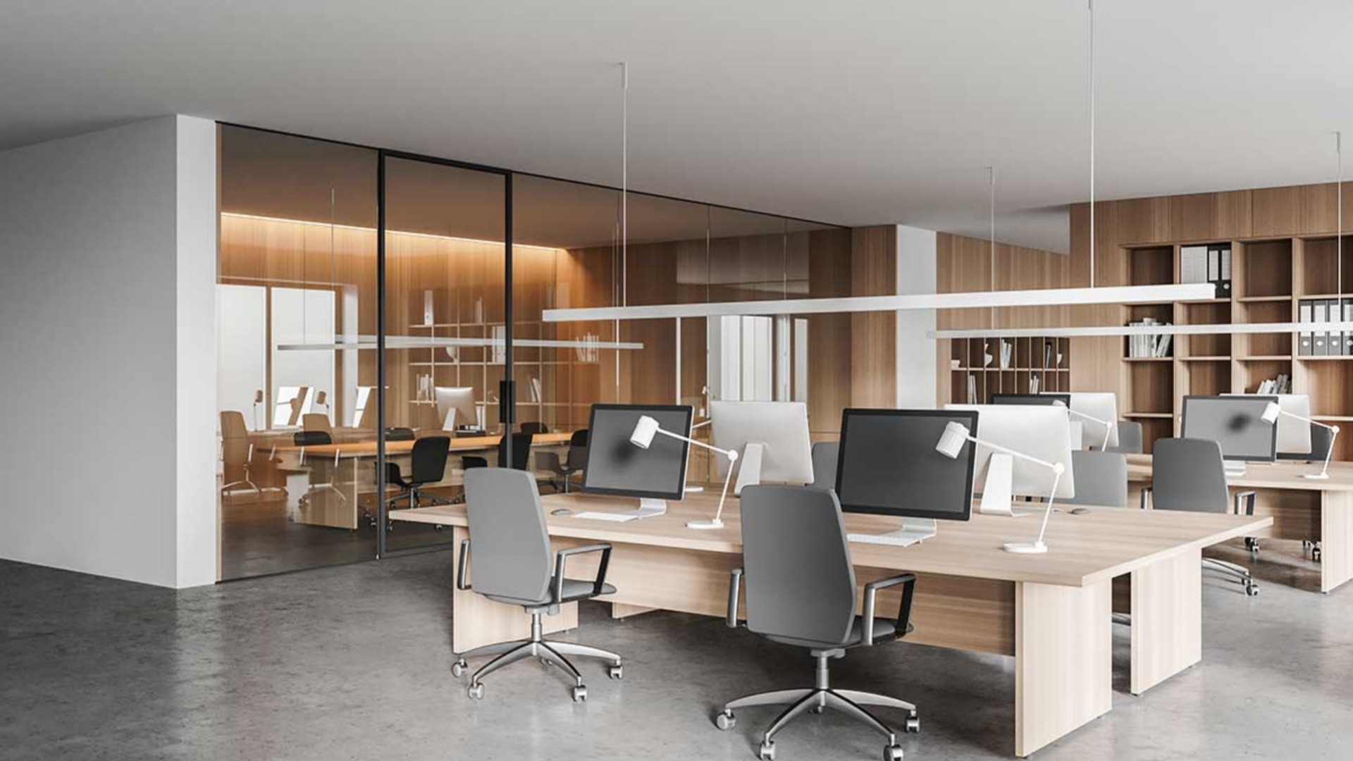 conception de bureau minimaliste