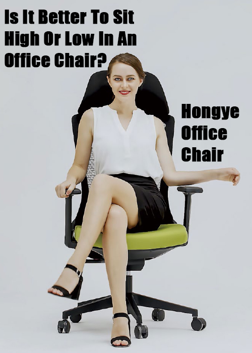 Vaut-il mieux s'asseoir haut ou bas sur une chaise de bureau ?