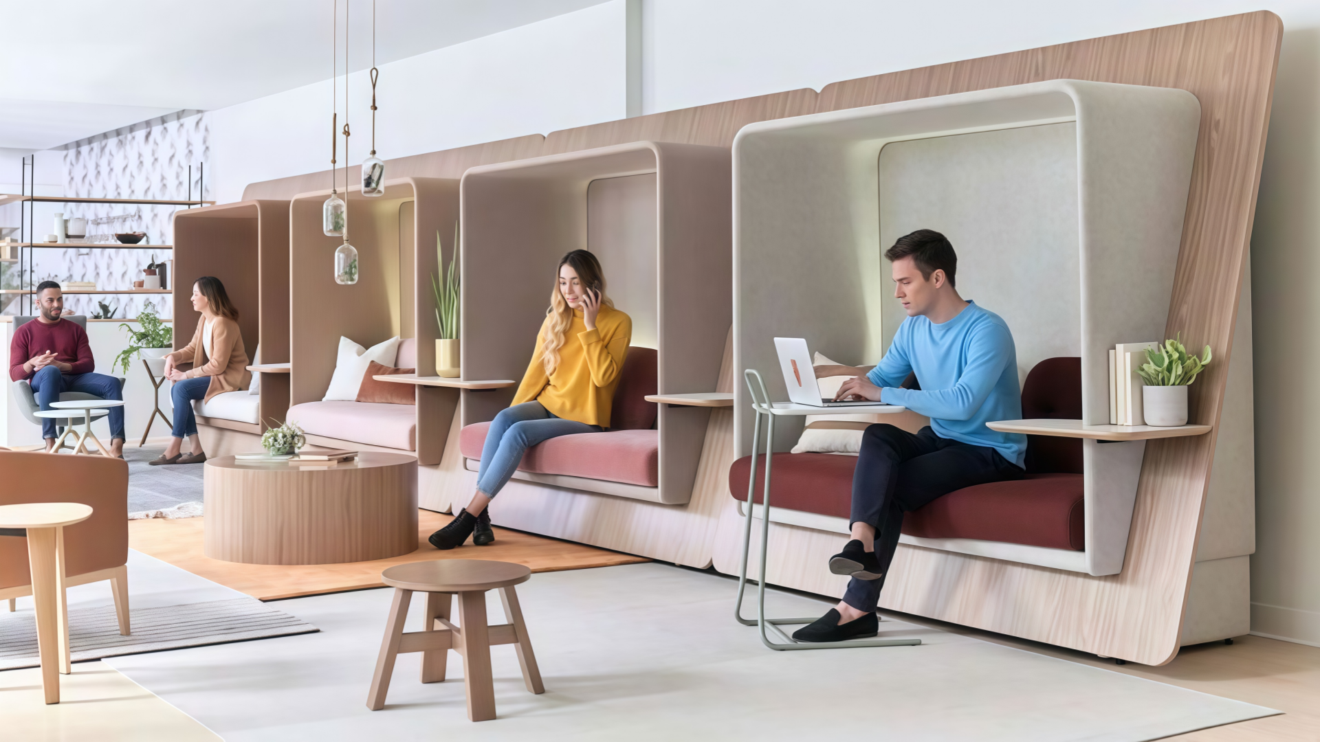 Zones calmes au bureau