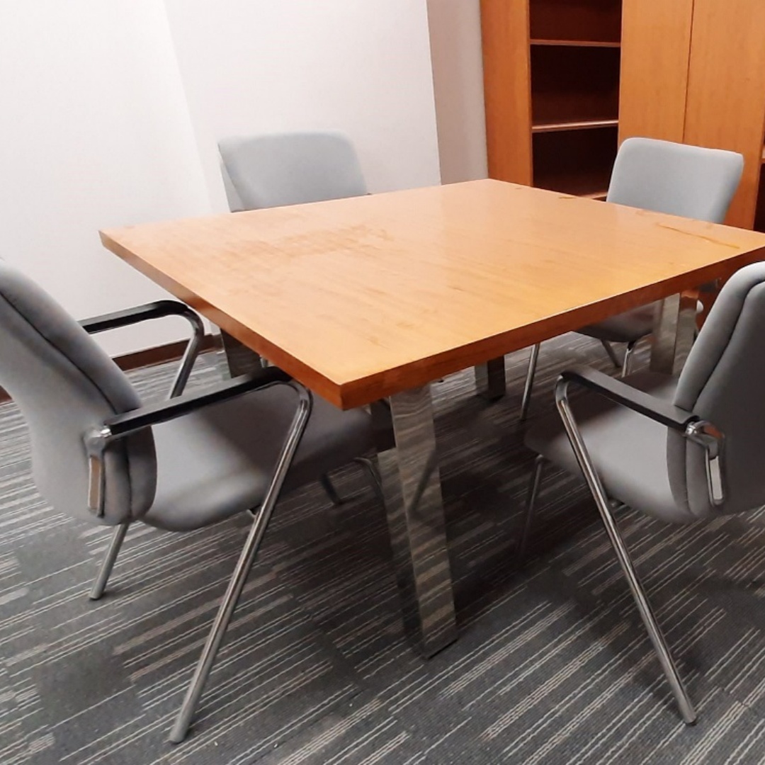 Tables et chaises de lecture de biblioth&egrave;que_副本