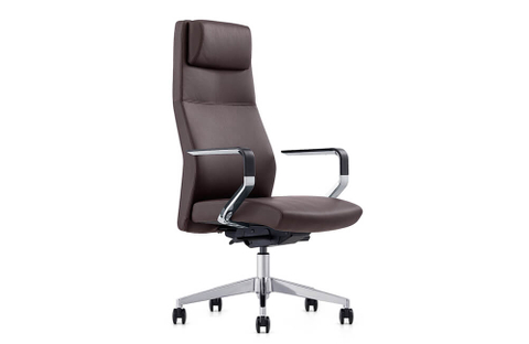 Chaise de bureau ergonomique pour directeur exécutif à dossier haut