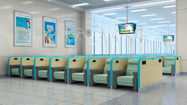 Chaises de perfusion de chimiothérapie médicale pour l'hôpital