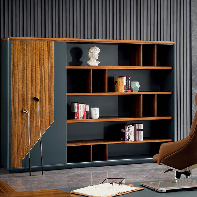 Armoires de rangement en bois de luxe pour le bureau