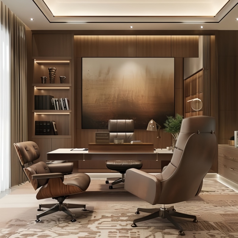 chaise de bureau en cuir1