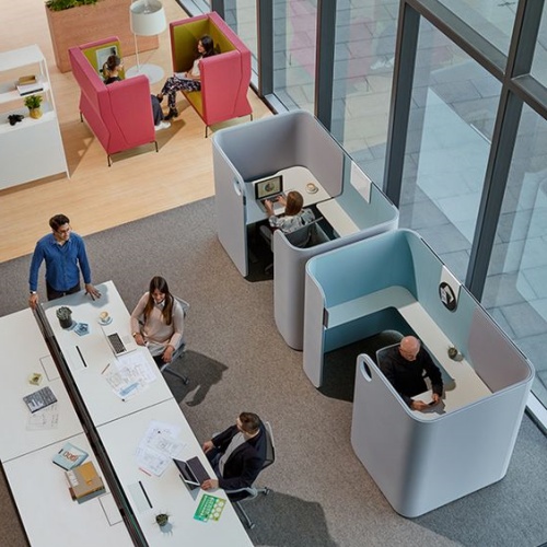 Cabines de bureau modernes