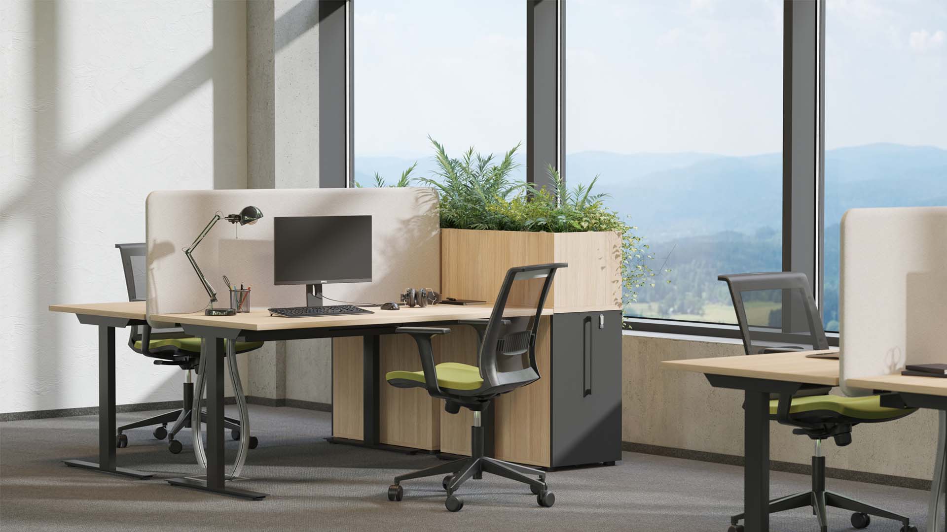 hauteur du bureau