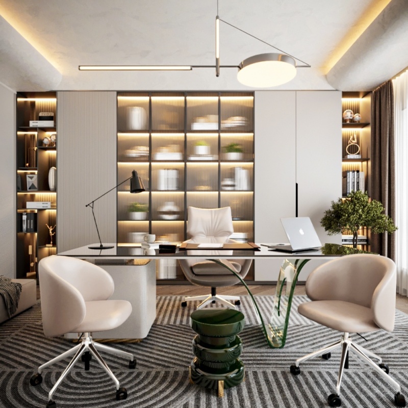 conception moderne du bureau du PDG
