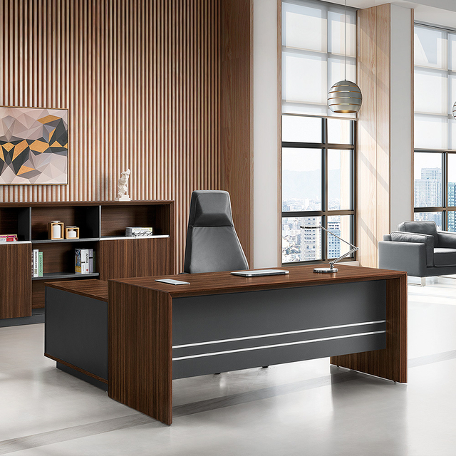 Mobilier de bureau Bureaux exécutifs en forme de L 