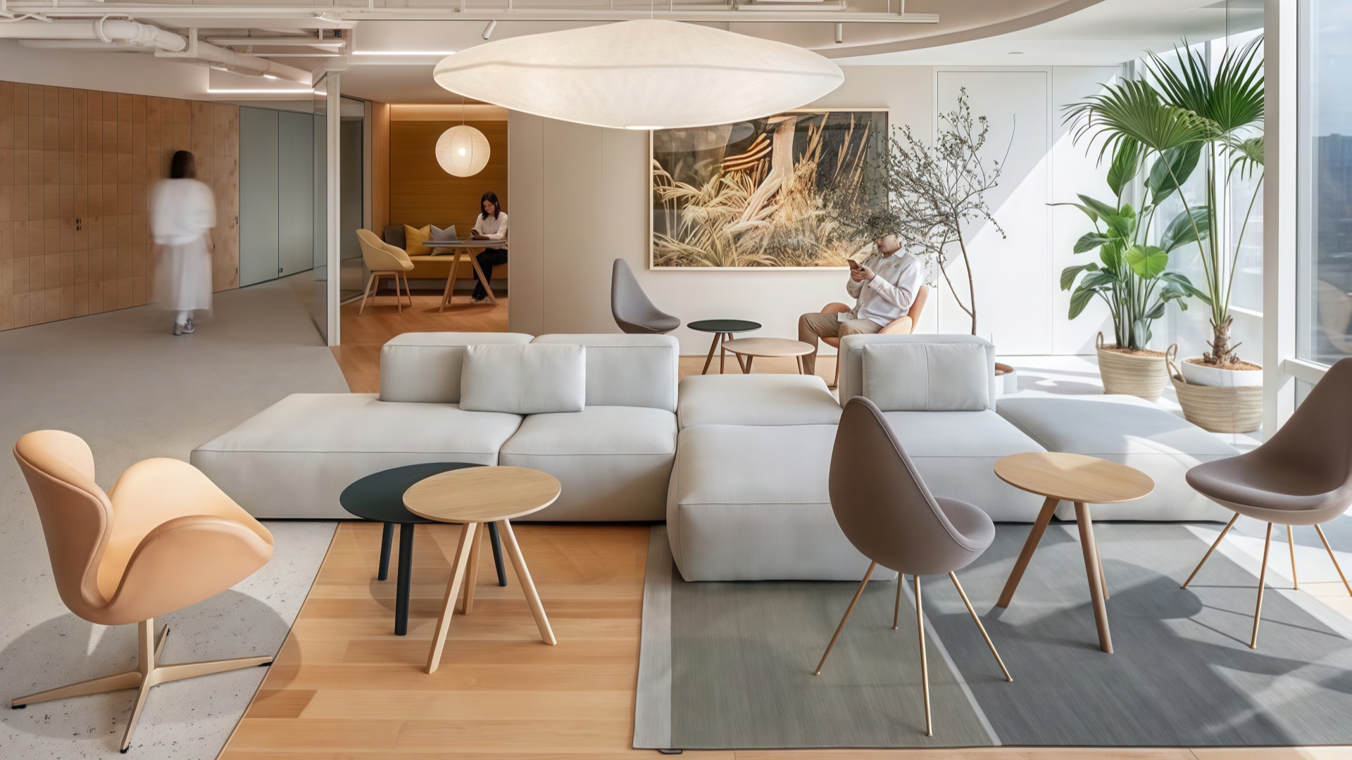 canap&eacute; dans la conception de bureau