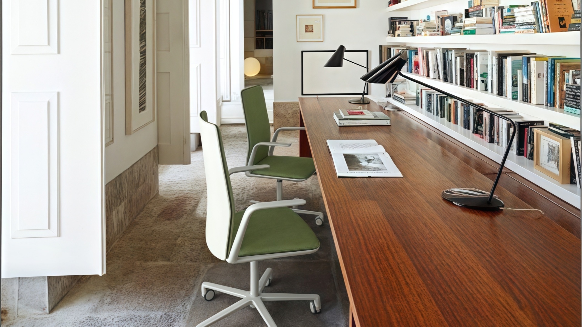 mobilier de bureau &agrave; domicile moderne