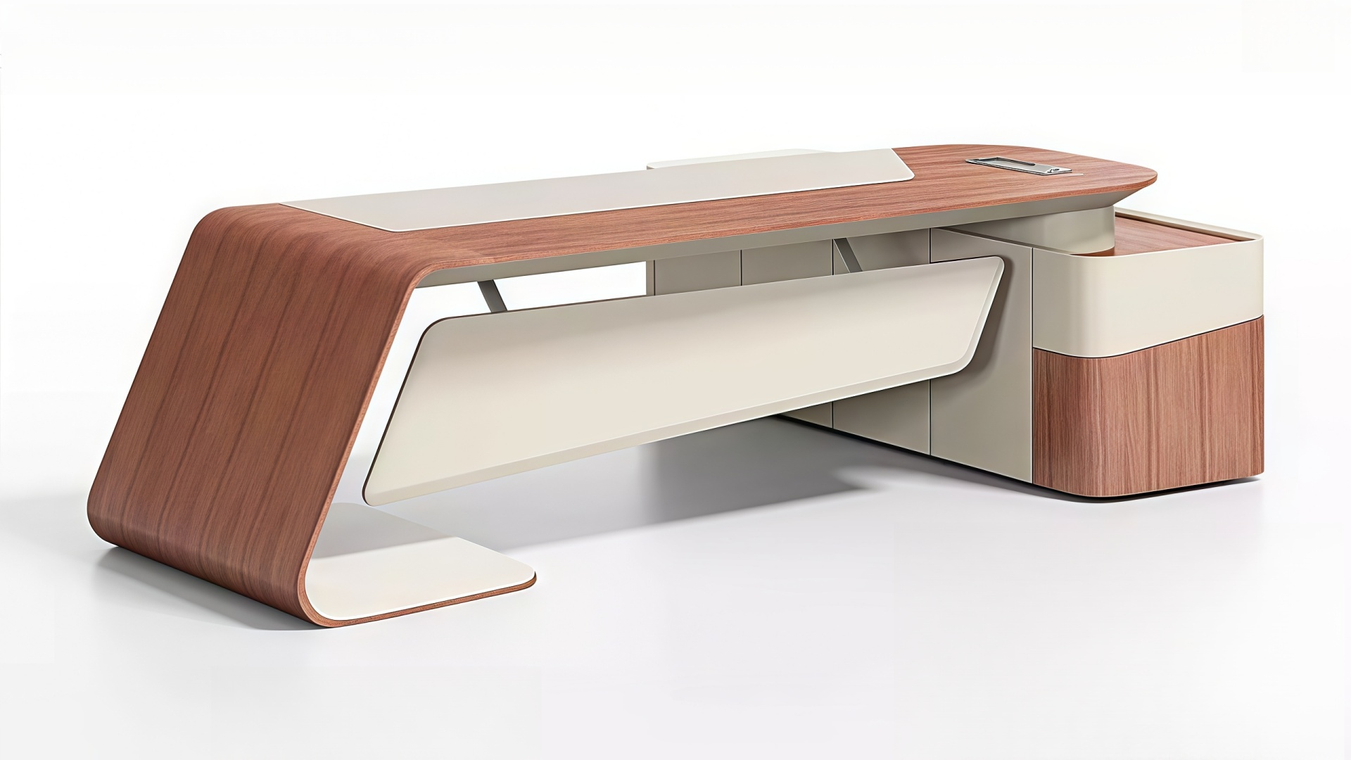 Bureau en forme de L pour bureau de direction de luxe