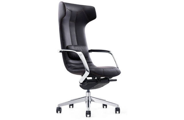 fauteuil de bureau de direction ergonomique en cuir