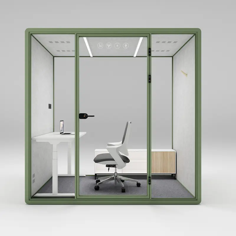 Pods de bureau HongYe en gris vert