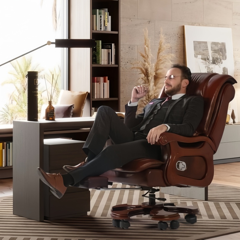 chaise de bureau en cuir3