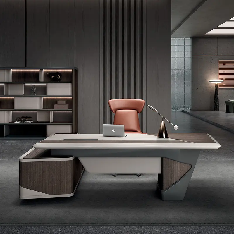 Bureau ex&eacute;cutif moderne en bois