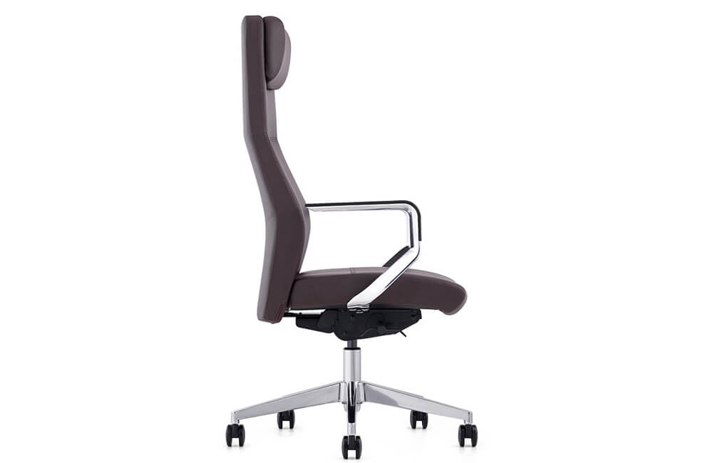 Chaise de bureau ergonomique pour directeur exécutif à dossier haut