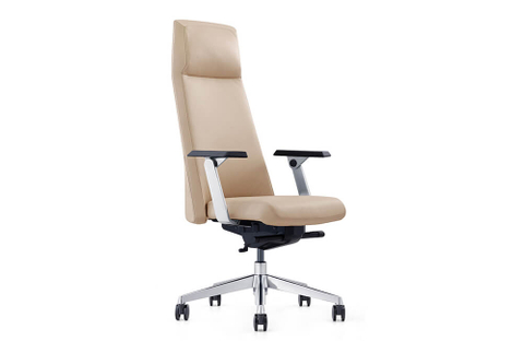 Fauteuil de direction en cuir à dossier haut Boss pour bureau