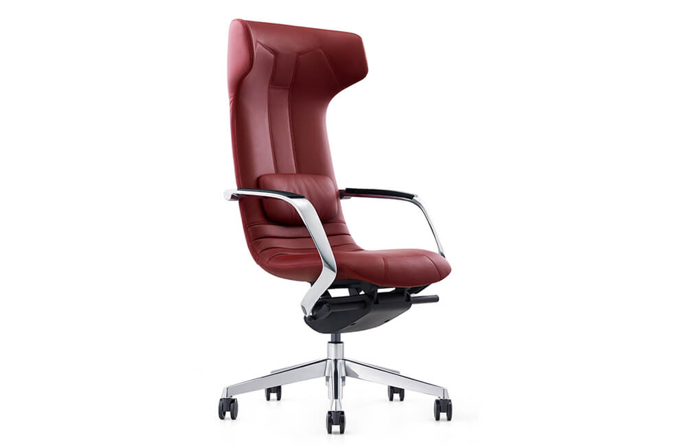 fauteuil de bureau de direction ergonomique en cuir